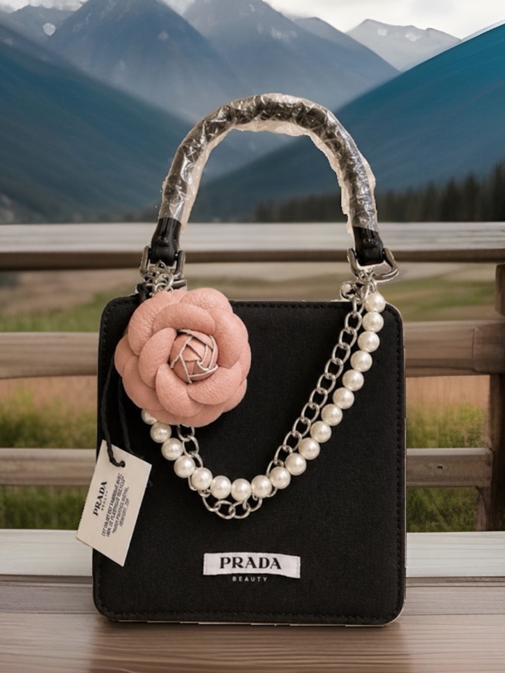 Prada Black & pink paradoxe case